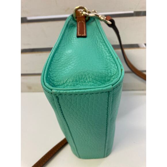 DOONEY & BOURKE SMALL MINT PEBBLED LEATHER CROSSBODY BAG - Picture 8 of 16